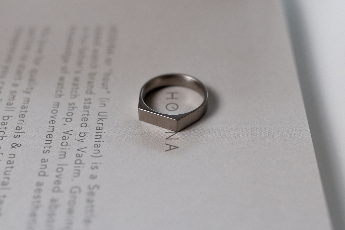Signet Ring — 5mm