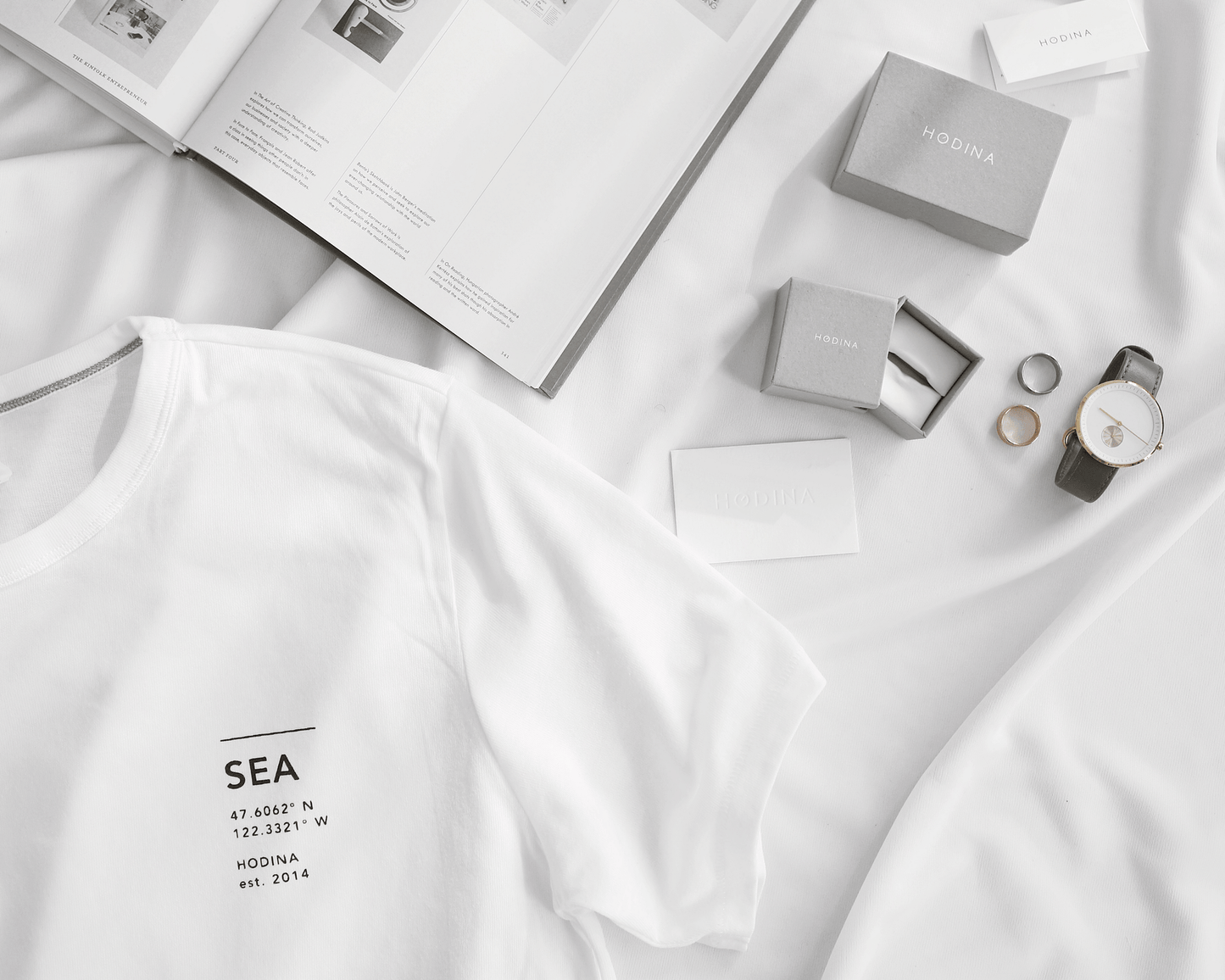 Location Tee / White — unisex